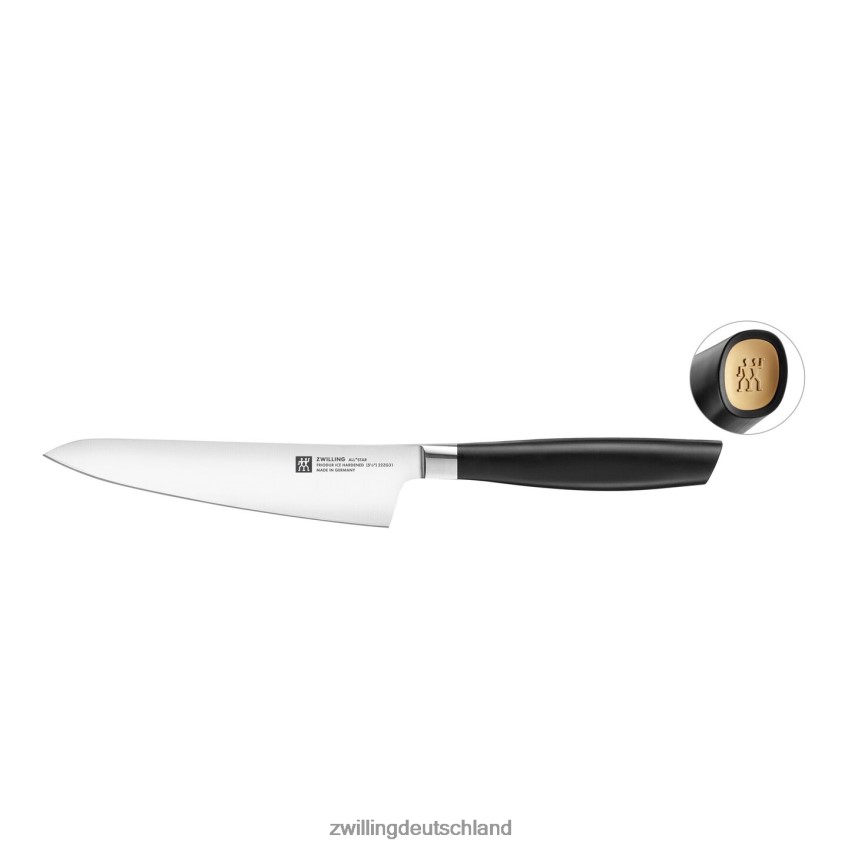Besteck Zwilling All * Star 5,5 Zoll, Kochmesser kompakt, mattgold 484N62349 - Zwilling Deutschland