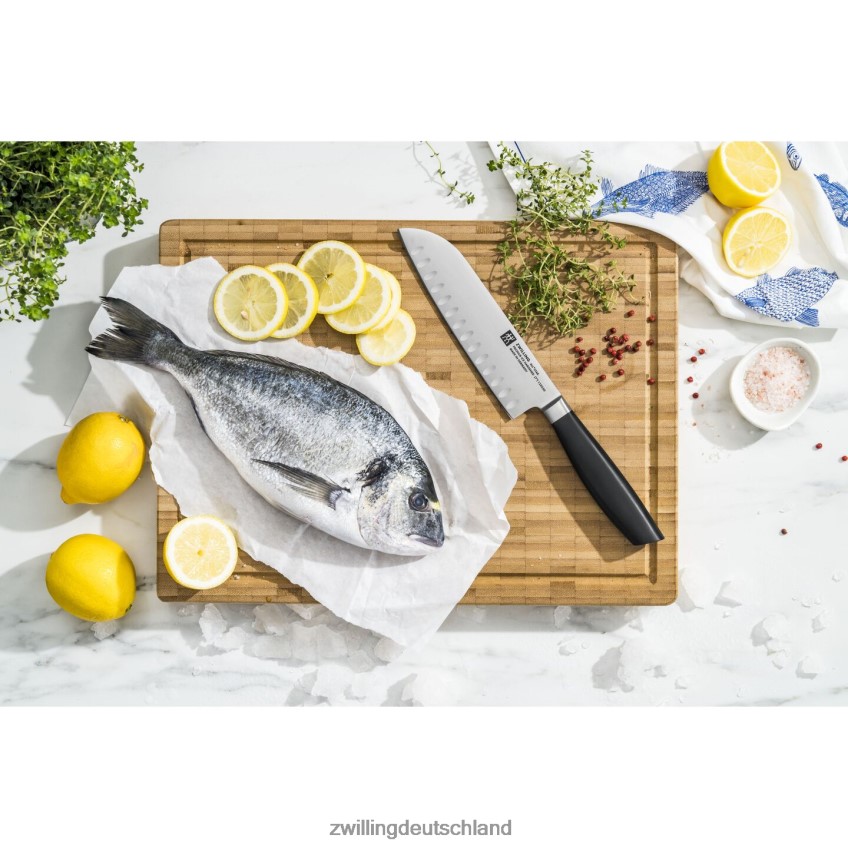 Besteck Zwilling All * Star 7 Zoll, Santoku, Gold 484N62314 - Zwilling Topfset