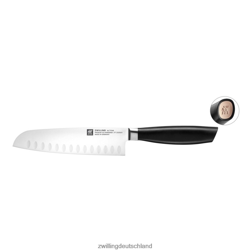 Besteck Zwilling All * Star 7 Zoll, Santoku, Roségold 484N62316 - Zwilling Deutschland