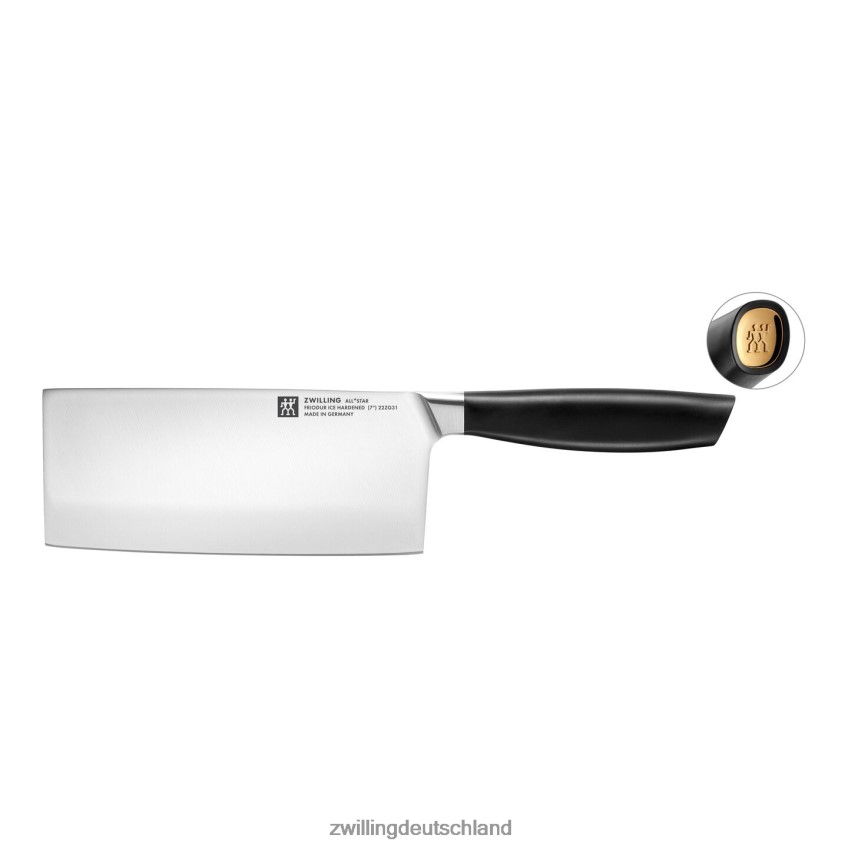 Besteck Zwilling All * Star 7 Zoll, chinesisches Kochmesser, Gold 484N62216 - Zwilling Besteck