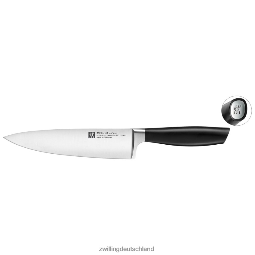 Besteck Zwilling All * Star 8-Zoll, Kochmesser, Silber 484N62294 - Zwilling Besteck