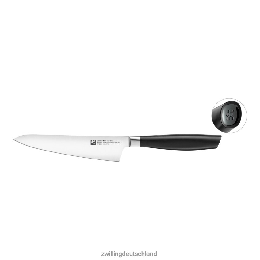 Besteck Zwilling all*star 5,5 Zoll, Kochmesser kompakt, schwarz matt 484N62347 - Zwilling Topfset