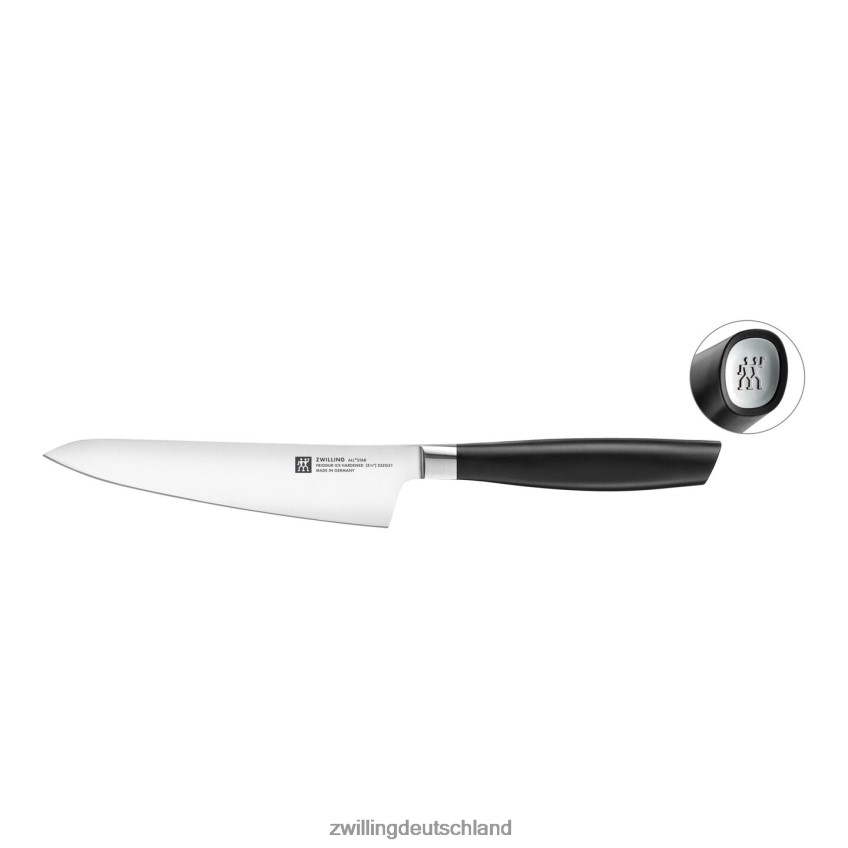 Besteck Zwilling all * star 5,5 Zoll, Kochmesser kompakt, silber 484N62351 - Zwilling Besteck