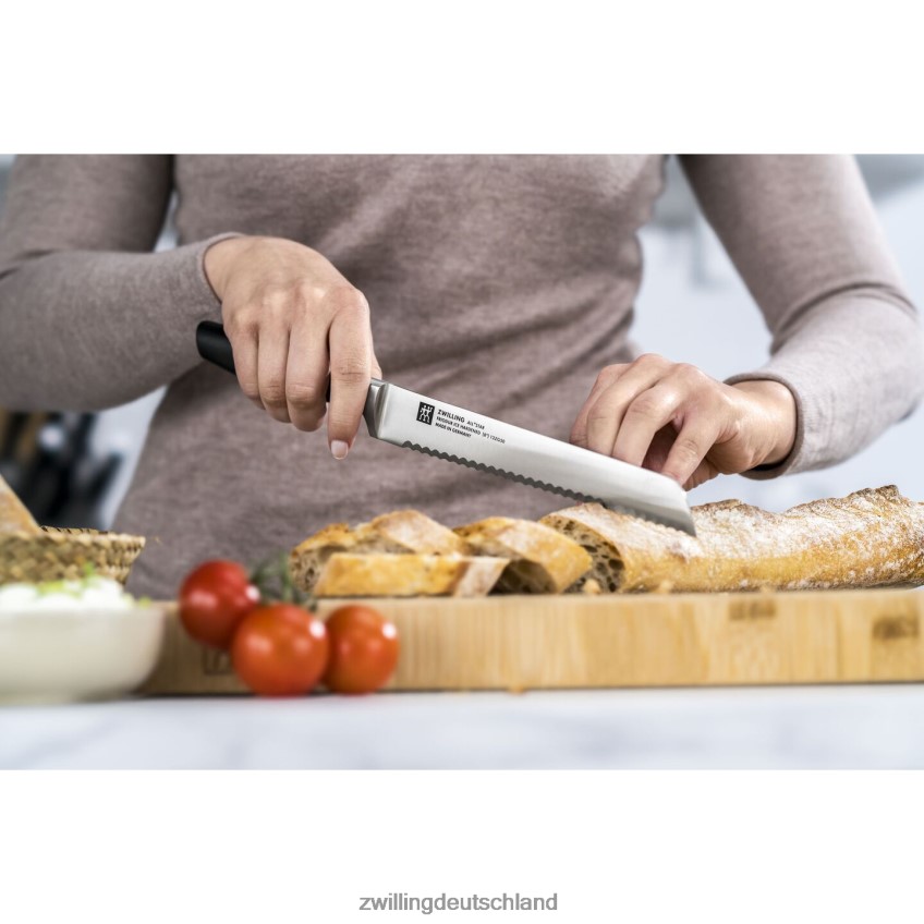 Besteck Zwilling all*star 8-Zoll, Brotmesser, schwarz matt 484N62340 - Zwilling Deutschland