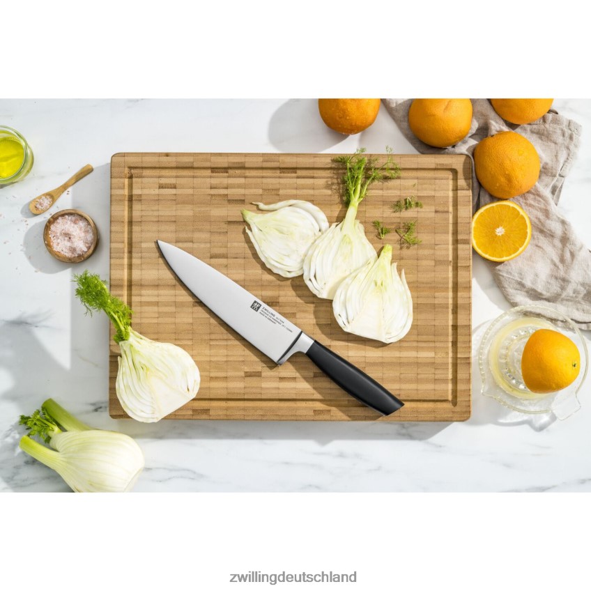 Besteck Zwilling all*star 8-Zoll, Kochmesser, schwarz matt 484N62290 - Zwilling Topfset