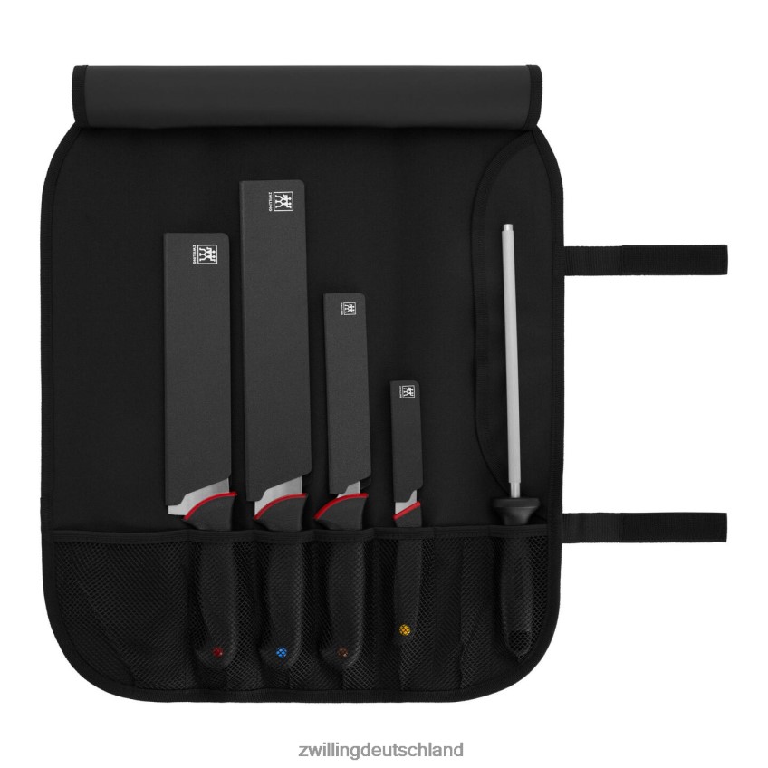Besteck Zwilling Das unverzichtbare 6-teilige Messerset für die Kochschule mit Klingenschutz 484N62237 - Zwilling Besteck
