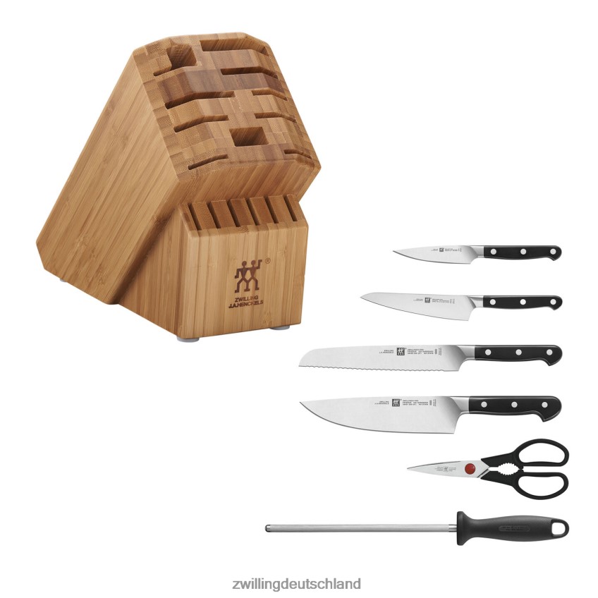 Besteck Zwilling Pro 7-teiliges Messerblock-Set, Bambus 484N62100 - Zwilling Deutschland