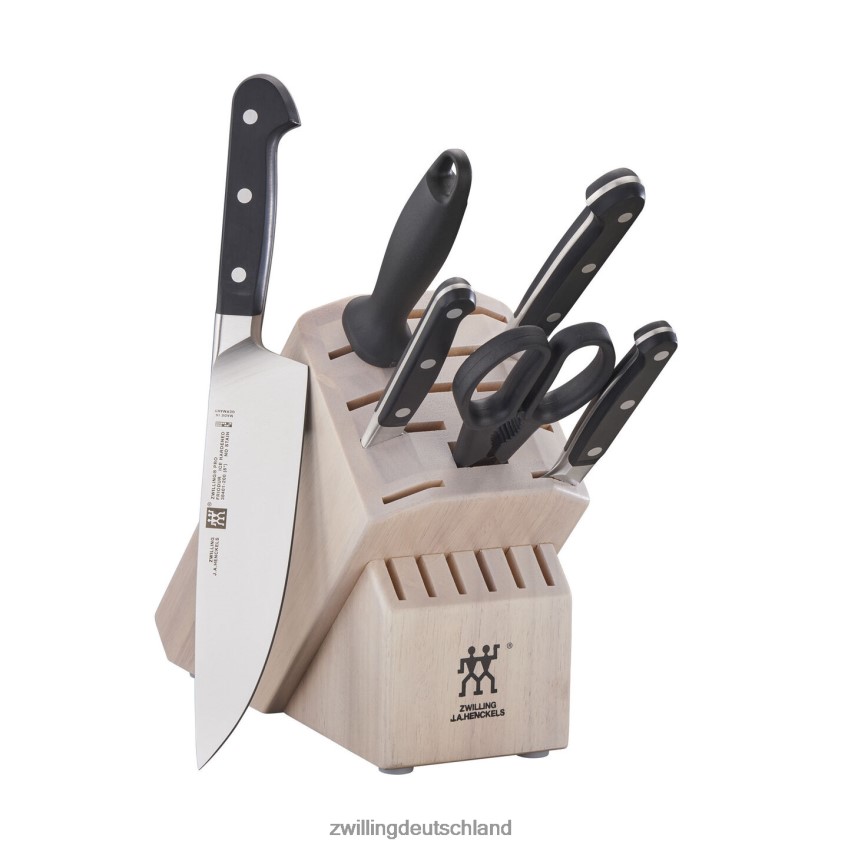 Besteck Zwilling Pro 7-teiliges Messerblock-Set, weiß 484N6296 - Zwilling Besteck