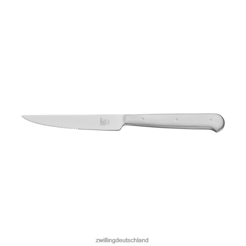 Besteck Zwilling Steak-Sets 8-teiliges Porterhouse-Steakmesserset aus Edelstahl in schwarzer Präsentationsbox 484N629 - Zwilling Besteck