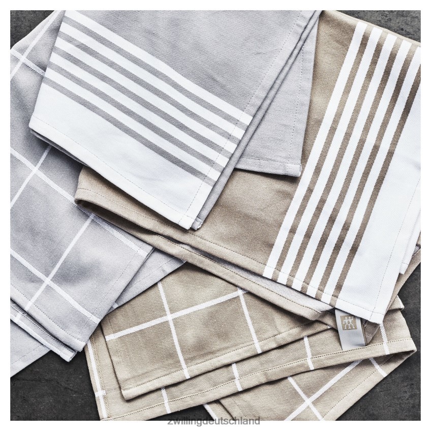 Besteck Zwilling Handtücher Küchenhandtücher-Set, Taupe 484N6283 - Zwilling Topfset