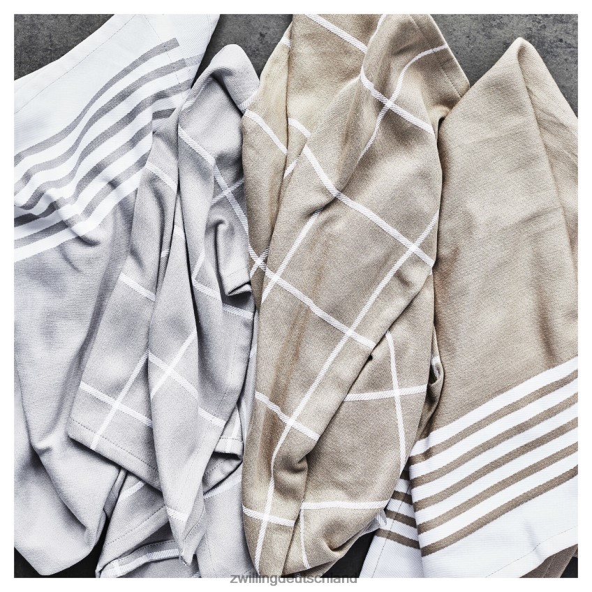 Besteck Zwilling Handtücher Küchenhandtücher-Set, Taupe 484N6283 - Zwilling Topfset