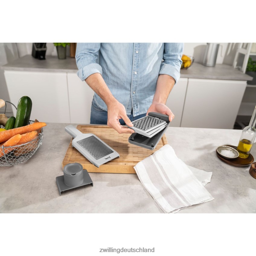 Besteck Zwilling Multireibe/Mandoline mit Z-Schnitt, grau 484N62530 - Zwilling Topfset