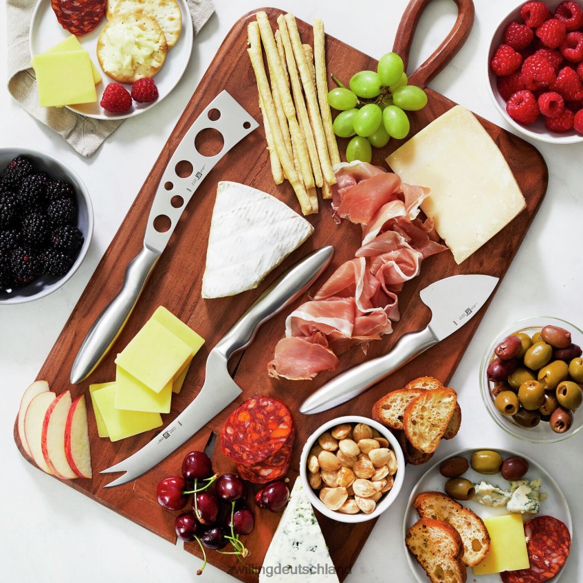 Besteck Zwilling Zubehör 3-teiliges Käsemesserset aus Edelstahl 484N6213 - Zwilling Deutschland