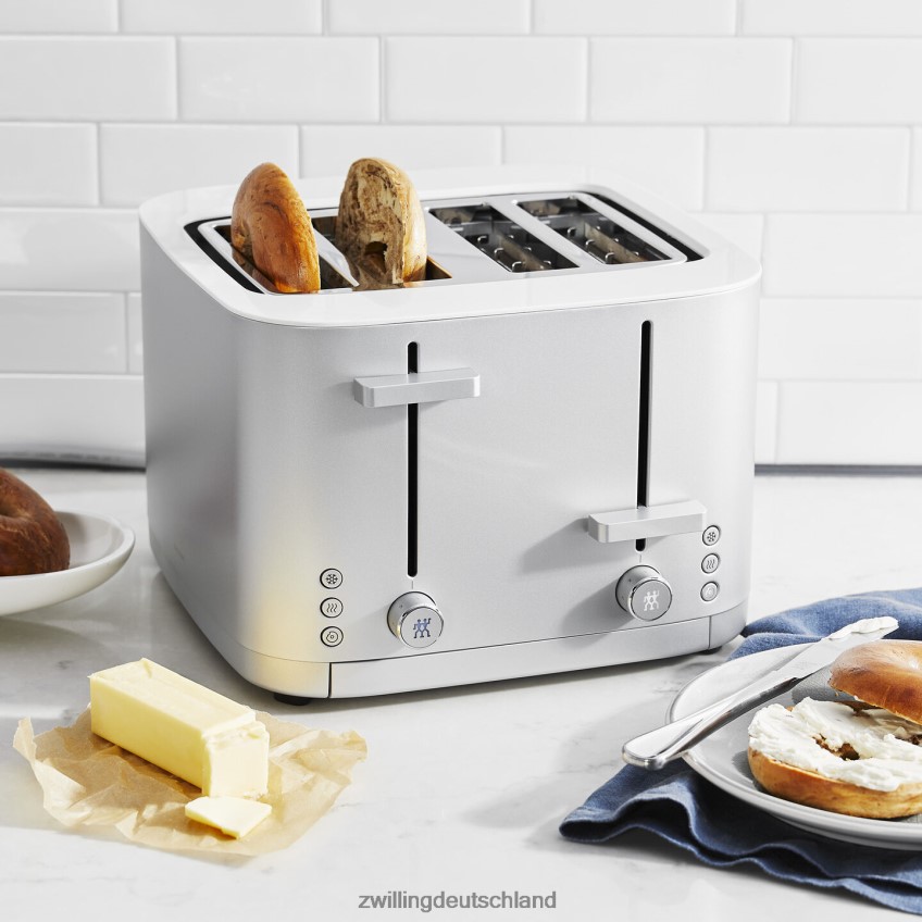 Besteck Zwilling Enfinigy 4-Schlitz-Toaster – Silber – generalüberholt 484N62561 - Zwilling Besteck