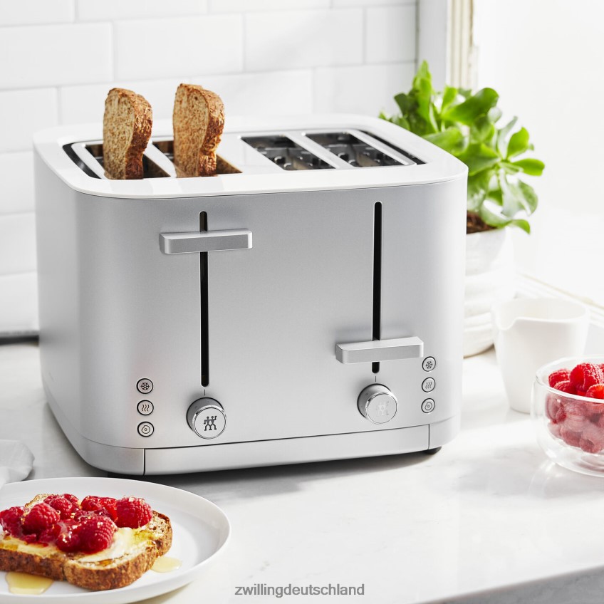 Besteck Zwilling Enfinigy 4-Schlitz-Toaster – Silber – generalüberholt 484N62561 - Zwilling Besteck