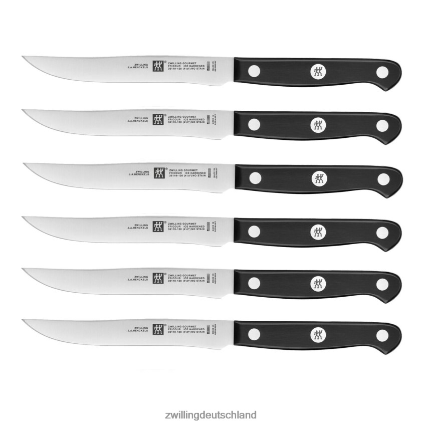 Besteck Zwilling 6-teiliges Gourmet-Steakmesserset 484N6215 - Zwilling Besteck