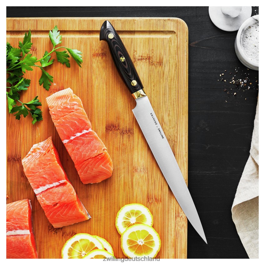 Besteck Zwilling Bob Kramer Carbon 2.0 9-Zoll-Schneidemesser 484N62304 - Zwilling Deutschland
