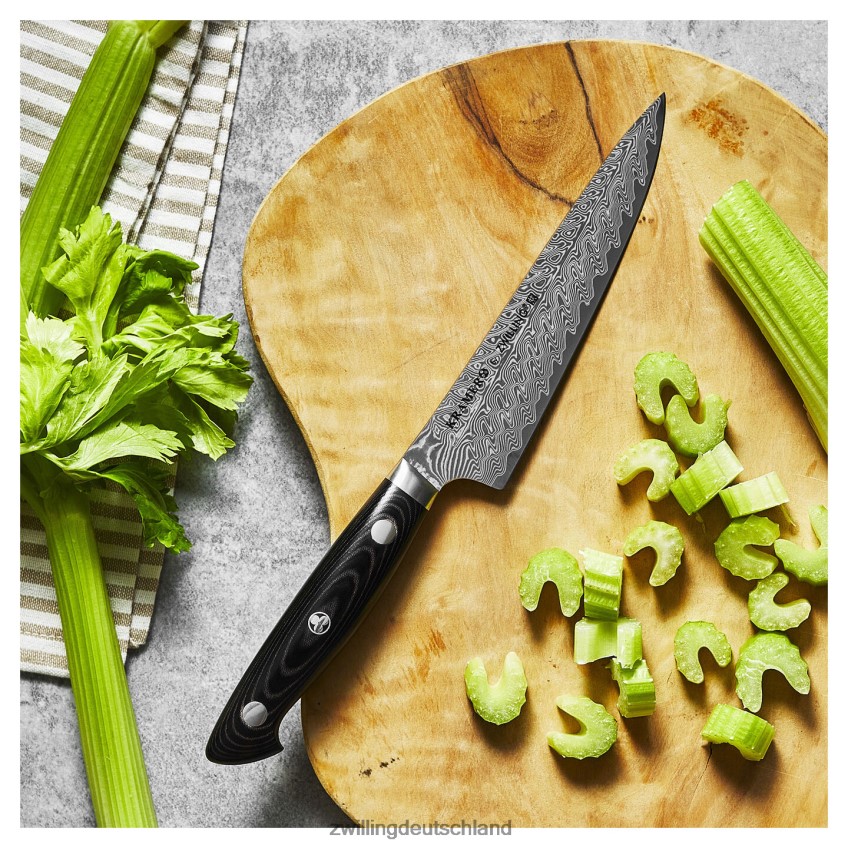 Besteck Zwilling Kramer – Euroline Damascus Collection 5,5-Zoll-Vorbereitungsmesser, feine Schneide 484N62252 - Zwilling Besteck