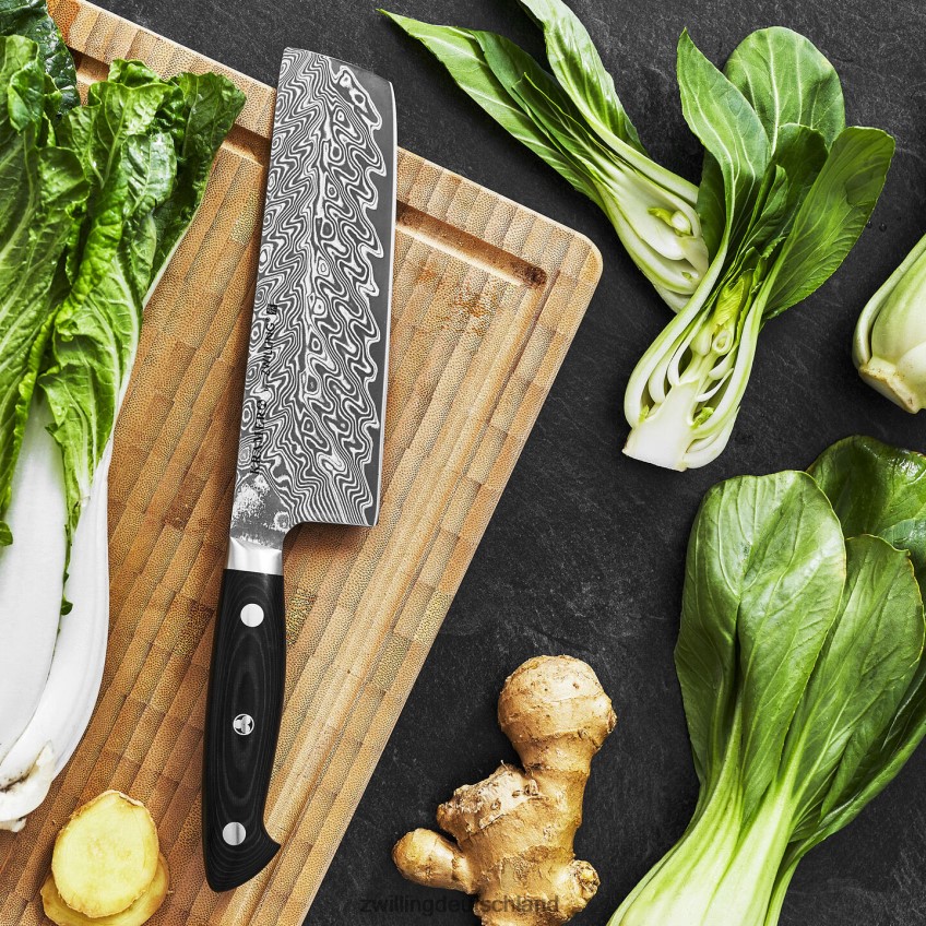 Besteck Zwilling Kramer – Euroline Stainless Damascus Collection 6,5 Zoll, Nakiri 484N6275 - Zwilling Besteck