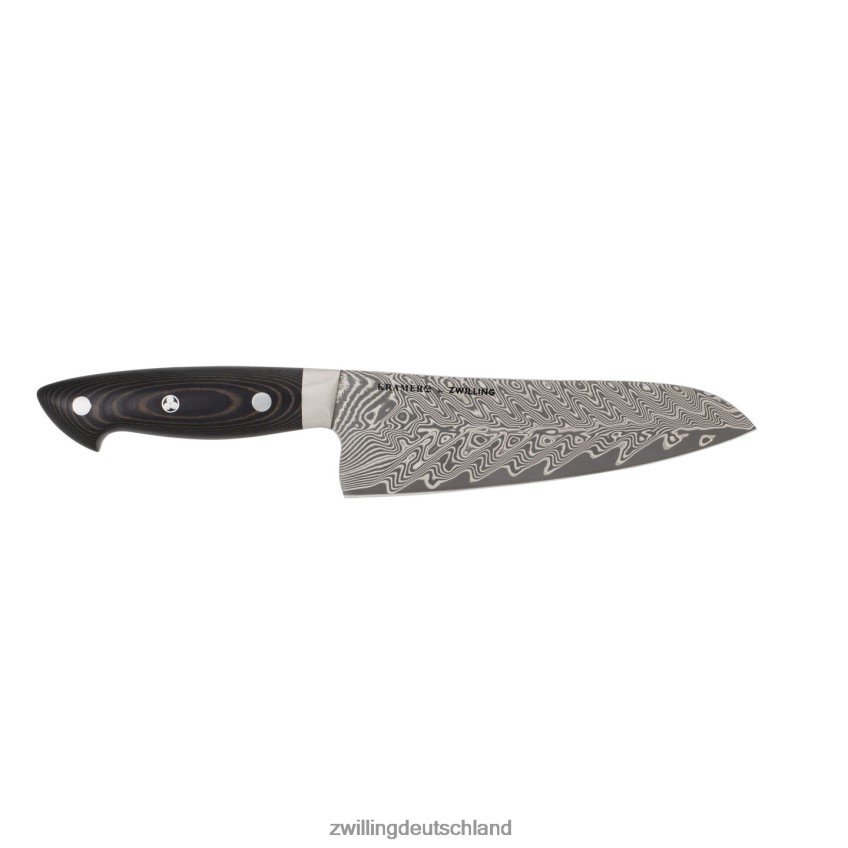 Besteck Zwilling Kramer – Euroline Stainless Damascus Collection 7-Zoll-Santokumesser mit feiner Schneide 484N62129 - Zwilling Besteck