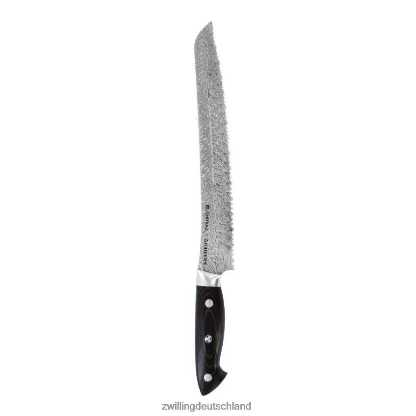 Besteck Zwilling Kramer - Euroline Stainless Damascus Collection 7-teiliges Messerblock-Set, braun 484N62200 - Zwilling Topfset