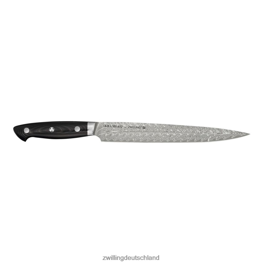 Besteck Zwilling Kramer – Euroline Stainless Damascus Collection 9-Zoll-Schneide-/Tranchiermesser 484N62306 - Zwilling Besteck