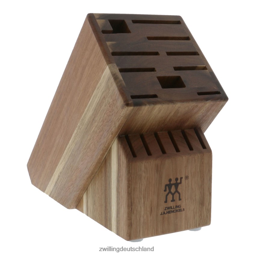 Besteck Zwilling Aufbewahrung Akazie, Akazie, Doppelmesserblock leer 484N62193 - Zwilling Deutschland