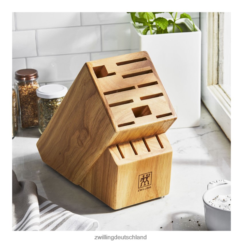 Besteck Zwilling Aufbewahrung Birke, Zwillings-Birkenholz-Messerblock leer 484N62223 - Zwilling Deutschland
