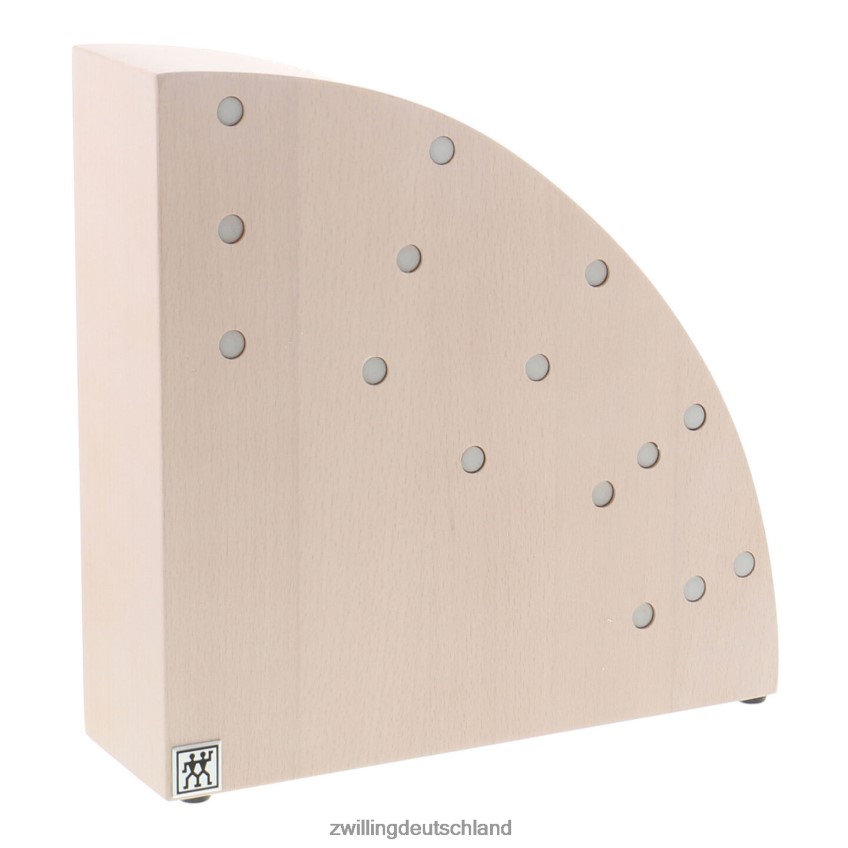 Besteck Zwilling Aufbewahrung Buchenholz, Buchenholz, runder italienischer Magnetblock – weiß 484N62264 - Zwilling Besteck