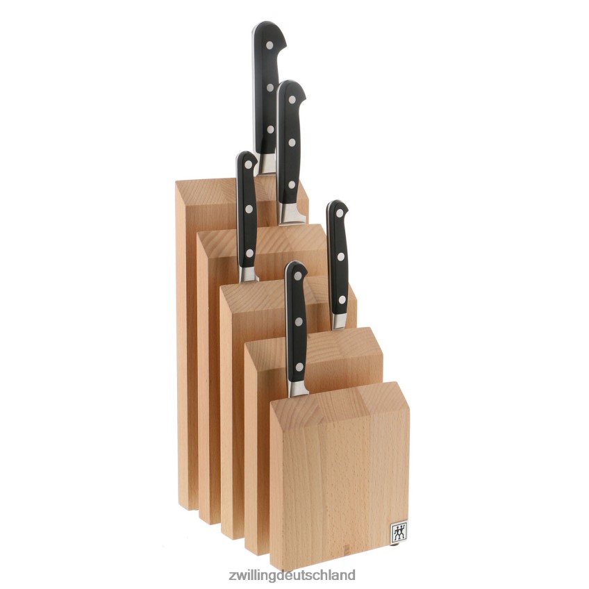 Besteck Zwilling Aufbewahrung aus Buchenholz, Buchenholz, aufrechter italienischer Magnetblock – natur 484N62190 - Zwilling Deutschland