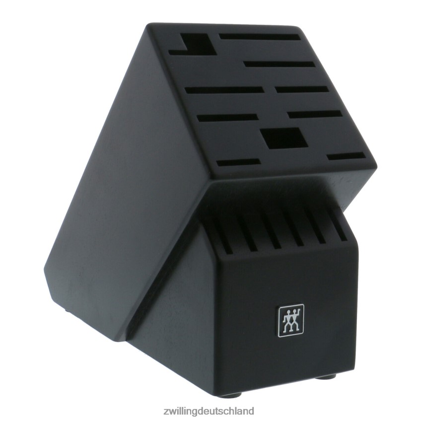 Besteck Zwilling Aufbewahrungsasche, Gummibaumholz, zwei schwarze Messerblöcke leer 484N62247 - Zwilling Deutschland