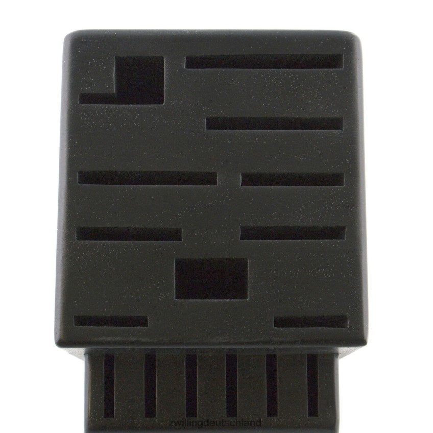 Besteck Zwilling Aufbewahrungsasche, Gummibaumholz, zwei schwarze Messerblöcke leer 484N62247 - Zwilling Deutschland