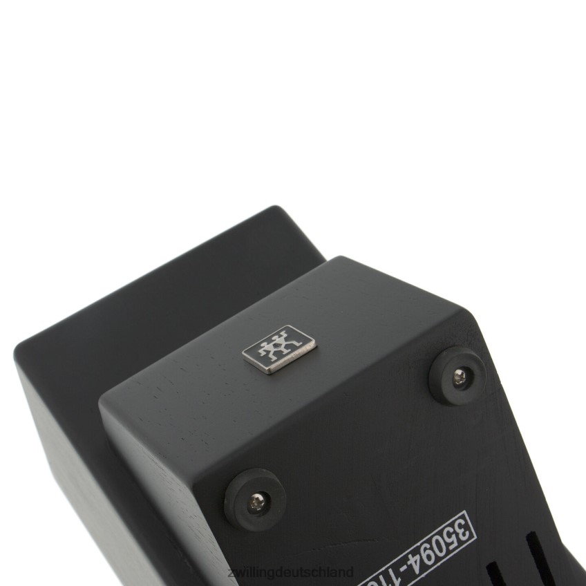 Besteck Zwilling Aufbewahrungsasche, Gummibaumholz, zwei schwarze Messerblöcke leer 484N62247 - Zwilling Deutschland