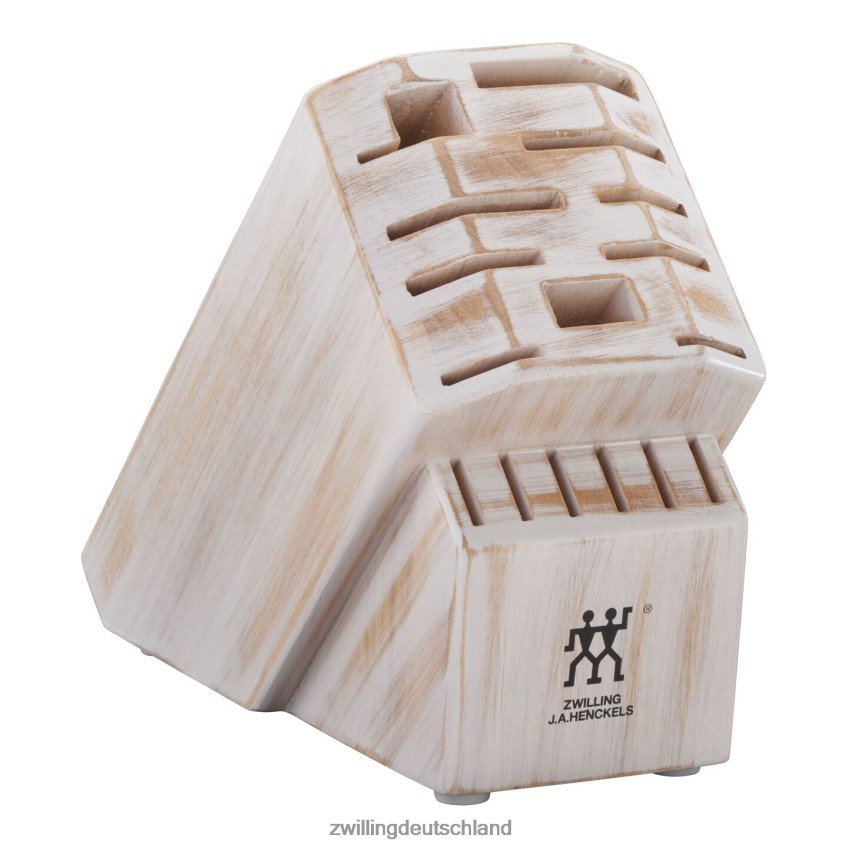 Besteck Zwilling Storage Pro rustikaler weißer Messerblock leer 484N62289 - Zwilling Deutschland
