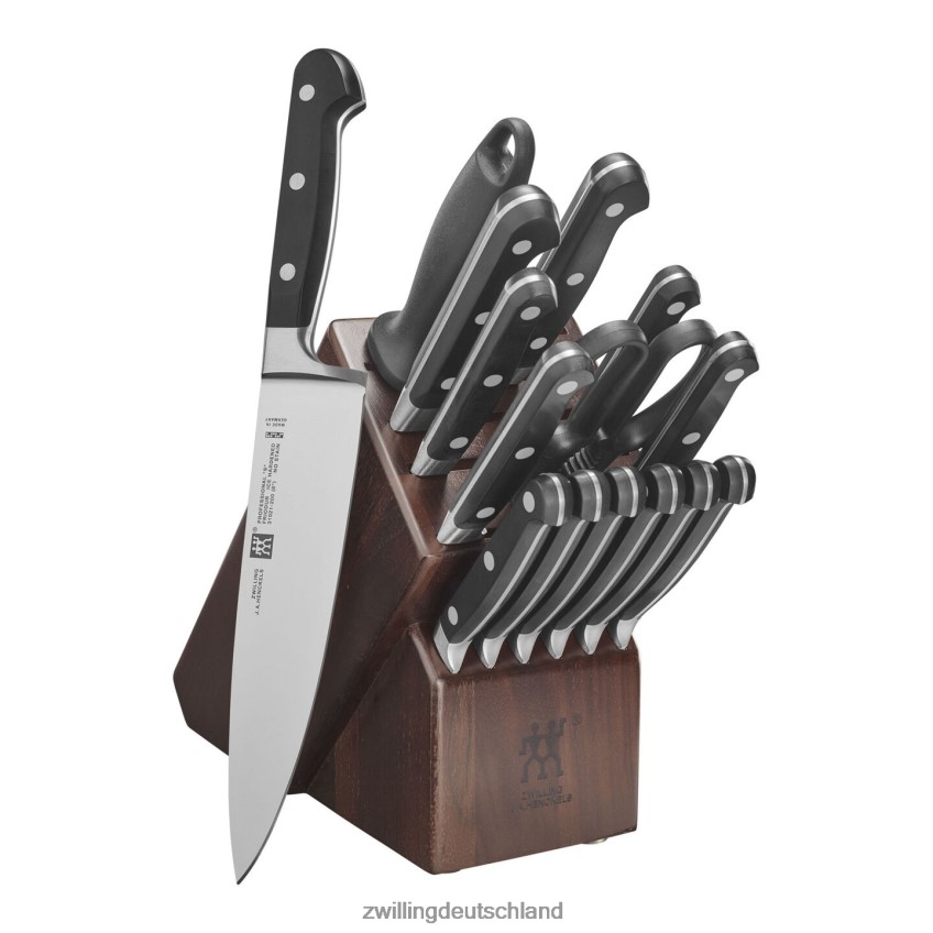 Besteck Zwilling Professional S 16-teiliges Messerblock-Set, Walnuss 484N62301 - Zwilling Deutschland