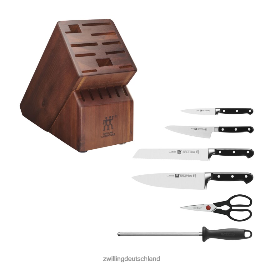 Besteck Zwilling Professional S 7-teiliges Messerblock-Set, Akazie 484N62109 - Zwilling Deutschland