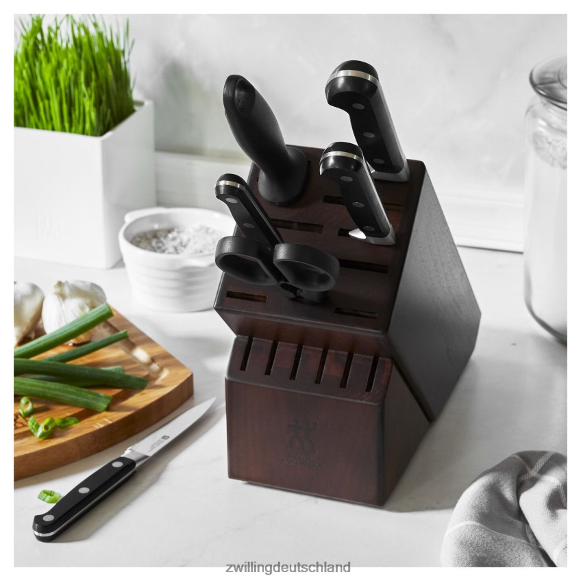 Besteck Zwilling Professional S 7-teiliges Messerblock-Set, Walnuss 484N62114 - Zwilling Besteck