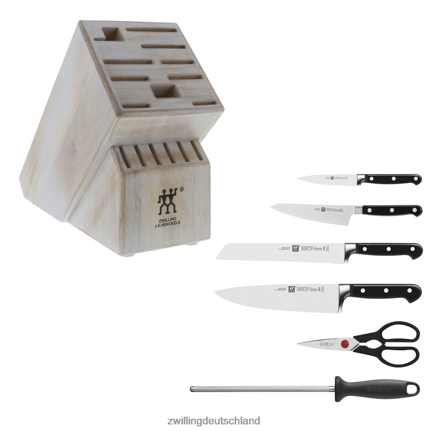 Besteck Zwilling Professional S 7-teiliges Messerblock-Set, rustikal weiß 484N62113 - Zwilling Topfset