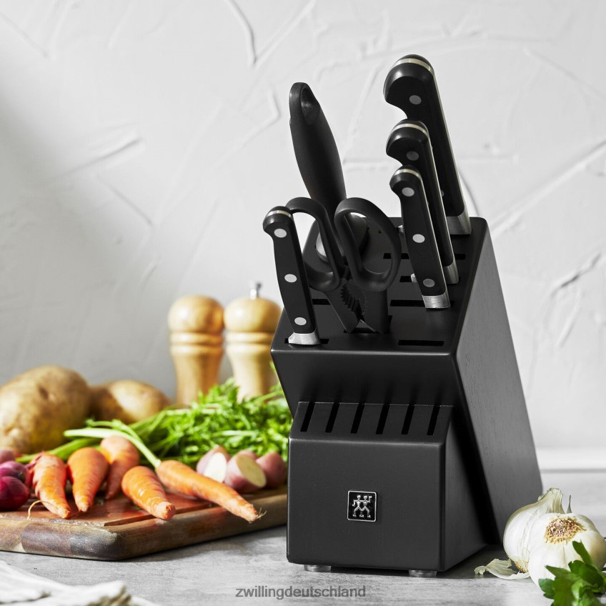 Besteck Zwilling Professional S 7-teiliges Messerblock-Set, schwarz matt 484N62111 - Zwilling Besteck