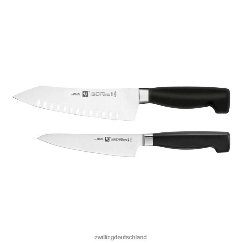 Besteck Zwilling 2-teiliges Vier-Sterne-Messerset „Rock & Chop“. 484N6267 - Zwilling Deutschland