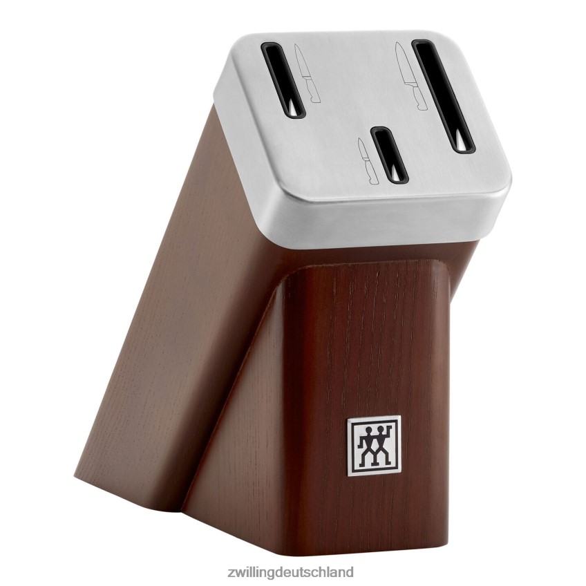 Besteck Zwilling Four Star 4-teiliges Messerset mit selbstschärfendem Block, braun 484N62127 - Zwilling Deutschland