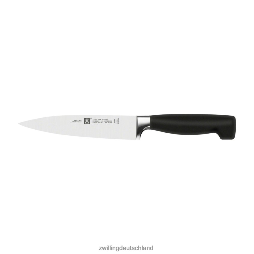 Besteck Zwilling Four Star 4-teiliges Messerset mit selbstschärfendem Block, braun 484N62127 - Zwilling Deutschland