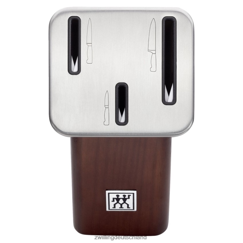 Besteck Zwilling Four Star 4-teiliges Messerset mit selbstschärfendem Block, braun 484N62127 - Zwilling Deutschland