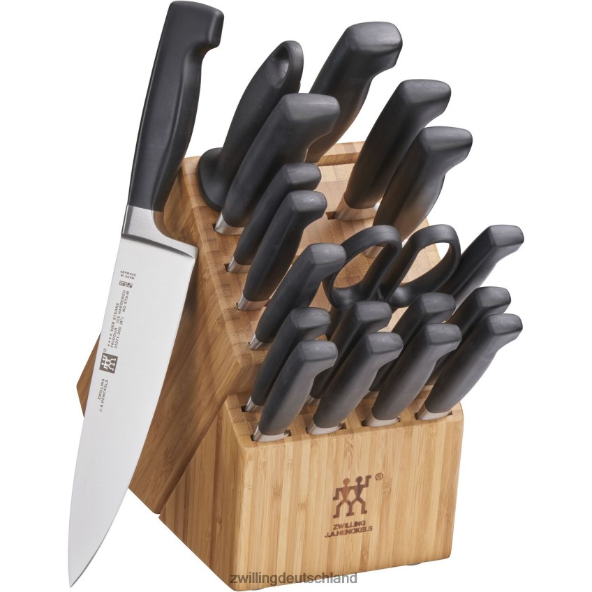 Besteck Zwilling Vier-Sterne-Messerblock-Set, 20-teilig, natur 484N6224 - Zwilling Besteck