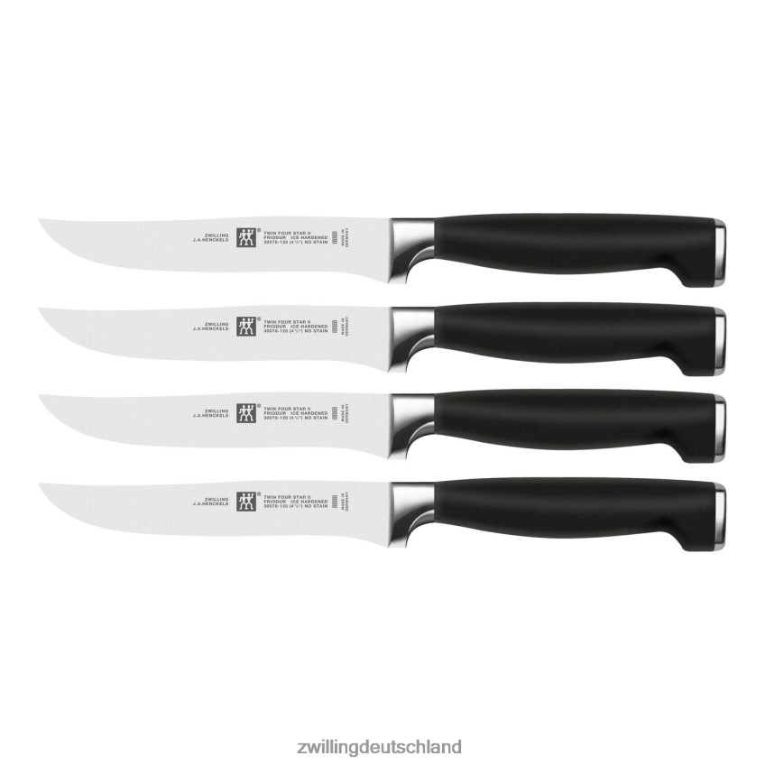 Besteck Zwilling Twin Four Star II 4-teiliges Steakmesserset 484N62373 - Zwilling Deutschland