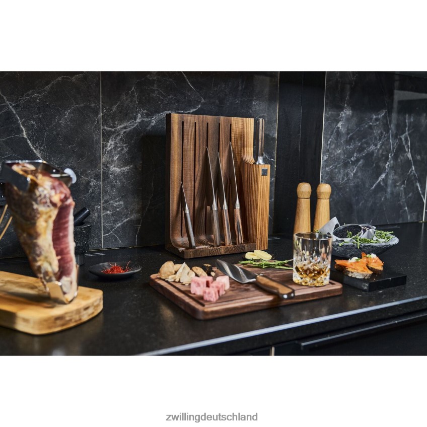 Besteck Zwilling Twin 1731 7-teiliges Messerblock-Set, braun 484N62367 - Zwilling Deutschland