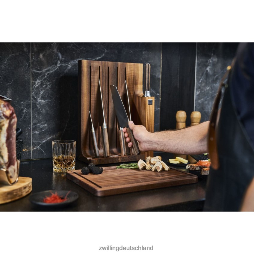 Besteck Zwilling Twin 1731 7-teiliges Messerblock-Set, braun 484N62367 - Zwilling Deutschland