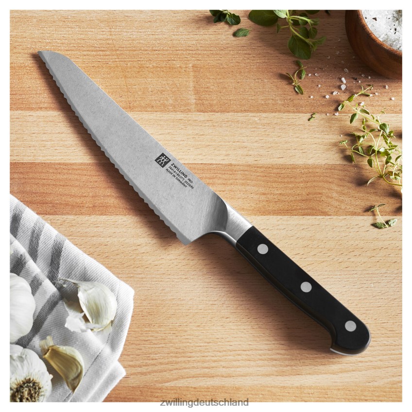 Besteck Zwilling Pro 7-Zoll-Deli-Brotmesser, gezahnte Kante 484N62387 - Zwilling Besteck