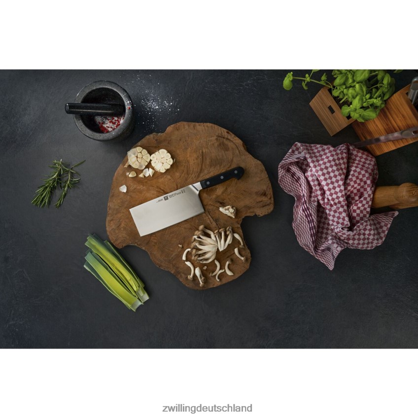 Besteck Zwilling Pro 7 Zoll, chinesisches Kochmesser/Gemüsebeil 484N6217 - Zwilling Topfset