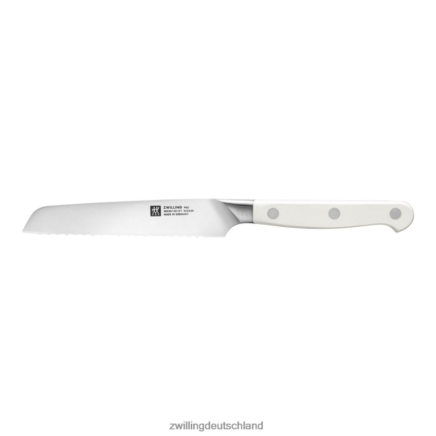Besteck Zwilling Pro le Blanc 5-Zoll-Allzweckmesser, gezahnte Schneide 484N62175 - Zwilling Deutschland